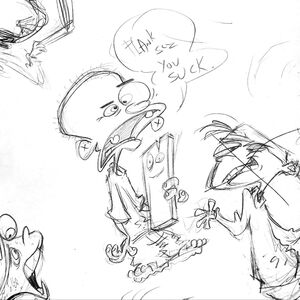 Ed Edd n Eddy "Plank Sez YOU SUCK" By Raven Molisee